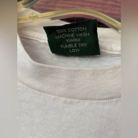 Vintage White Graphic T-Shirt Medium – Single Stitch - Picture 4 of 6